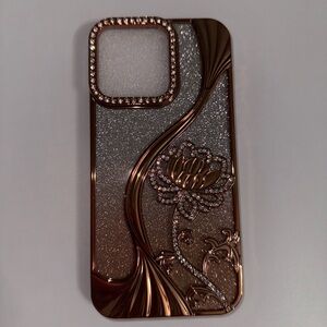 Elegant Rose Gold Glitter Phone Case